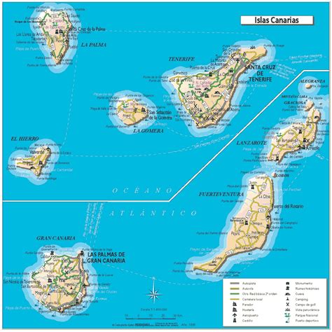 ilhas canárias mapa